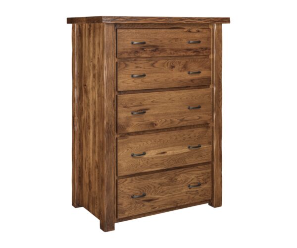 Cross Lake Live Edge 5 Drawer Chest
