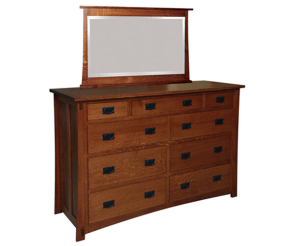 Dutch Country 9 Drawer Dresser
