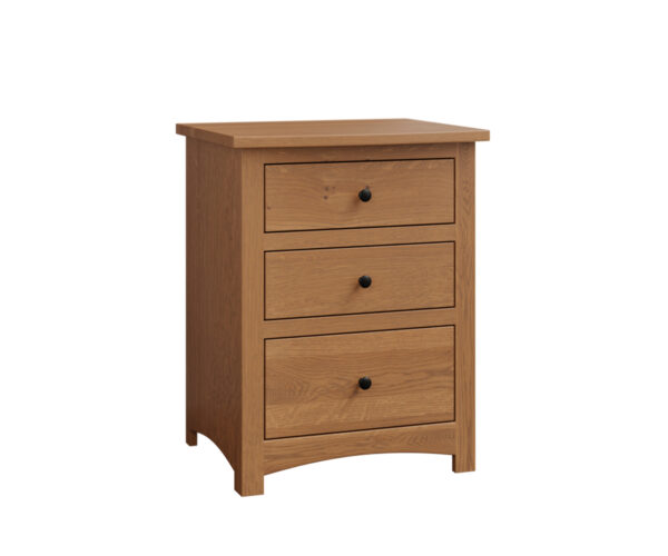 Elite 3 Drawer Nightstand