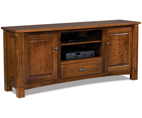 Lexington Media Stand - 72"W - Rustic Cherry