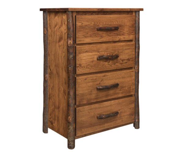Wagon Wheel Hickory 4 Drawer Chest