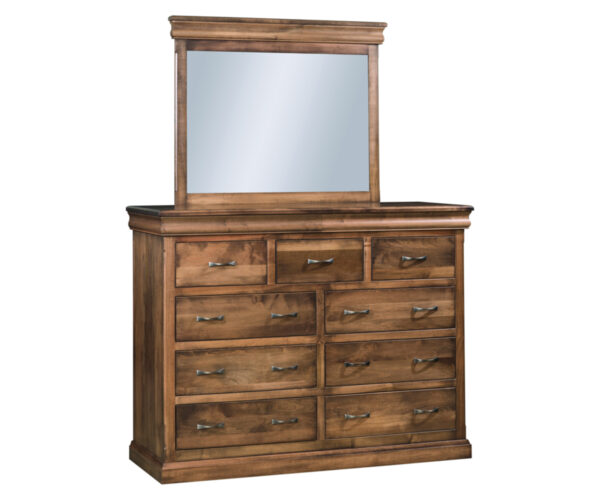 Hampton Mule Dresser With Enclosed Base- 9 Drawer