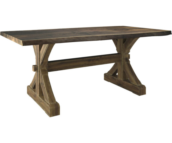 Live Edge Barn Beam Trestle