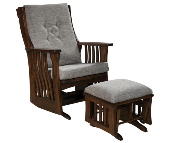 Sebana Slat Regular Glider and Ottoman